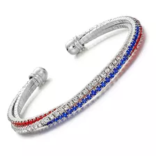 Idesign Pulsera De Bandera Americana Para Mujeres Y Hombres,