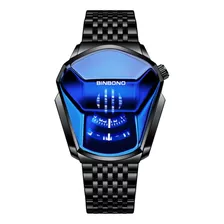 Reloj De Cuarzo De Lujo For Hombre, Resistente Al Agua