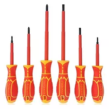 Insulated Screwdriver Set 6-piece 1000v Professional M...