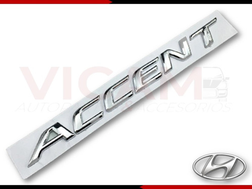 Emblema Para Cajuela Hyundai Accent 2011-2016  Foto 3