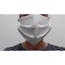 Kit Com 5 Máscara De Proteção Tecido Duplo Algodão Lavável