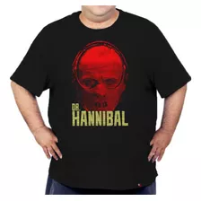Camiseta Plus Size Hannibal Filme Silêncio Dos Inocentes
