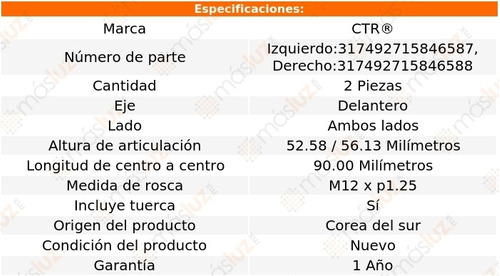 Kit 2 Tornillos Estab Del Nissan 350z V6 3.5l 03/09 Ctr Foto 2