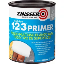 Fondo Blanco Multiuso Primer 1-2-3 Base Agua Zinsser 946 Ml