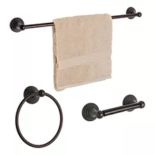 Dynasty Hardware 7500-orb-3pc Juego De Accesorios De Baño De