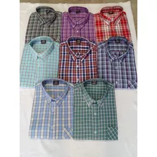 2 Camisa Hombre Cuadro Manga Larga. Consulta Talle Especial!