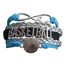 Baloncesto Pulsera Charm - Infinity Charm Pulsera Ajustable 