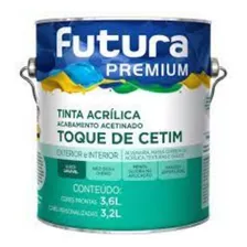 Tinta Acrílica Acetinada Toque De Cetim Branco 3,6l Futura