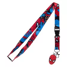 Marvel Spider-man Cuerda De Seguridad, Rojo - Azul, Standard