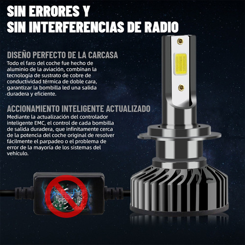 14000lm 80w Led Faros Kit H11 Baja Light For Toyota Foto 3