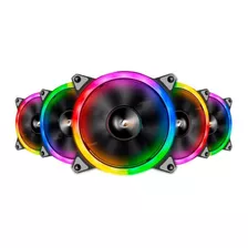 Cooler Rgb 5 Fans + Controle Remoto + Ir Dr12