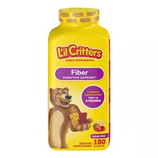 Líl Critters Fiber Fibra Apoyo Digestivo Niños 180 Gomitas