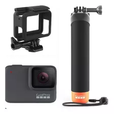 Gopro 7 Silver + Case Universal + Handle Acuático 