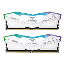 Memoria Ram T-force Delta Rgb Gamer Color Blanco 32gb 2 Team Group Delta Rgb Ddr5 Desktop