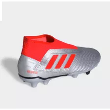 Tacos adidas Predator 19.3 Fg Plateado Nuevos,original