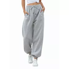 Pantalon Jogger Deportivo Afelpado Comodo Para Mujer