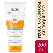 Eucerin Sun Fps50+ Gel-crema Corporal Toque Seco X 200