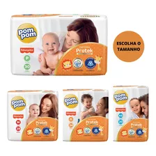 Fralda Pom Pom Derma Protek - Escolha O Tamanho Rn P M G Xg