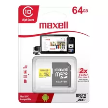 Memoria Micro Sd Maxell 64gb Clase 10 Almacena Tus Recuerdos