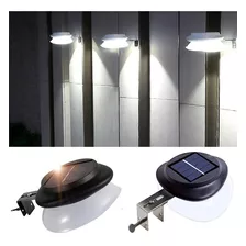 4pcs Solar Powered Cerca Luz Telhado Jardim Jardim Jardim Lâ