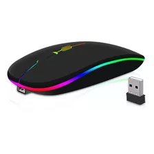 Mouse Inalámbrico Recargable Goojodoq M06 Negro