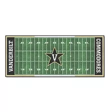 Fanmats 19563 Vanderbilt Runner, Color Del Equipo, 30 X72 .