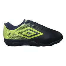 Chuteira Society Umbro Game Preto/limão 978653