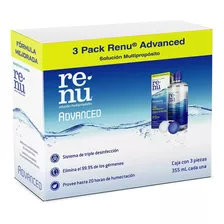 Renu Advanced Solución Multipropósito 3pk 355ml