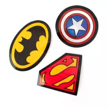 Stickers, Calcomanías, Calcas Súper Héroes Batman Superman