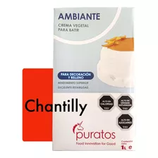 Crema Chantilly Vegetal Puratos Ambiante Sin Lactosa 1 Lt