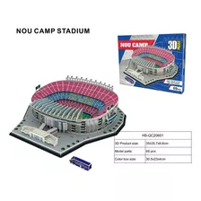 Puzzle 3d Bloques Del Estadio Barcelona Camp Nou