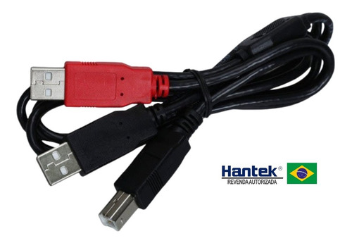 Cabo Usb Tipo Y Dados E Alimentação Hantek 6022be 1008c 6074