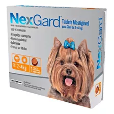 Nexgard Para Cães De 2 A 4kg Com 1 Tablete