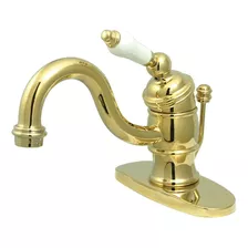 Lavabo Central Victoriano Kingston Brass Kb3402pl De 4 Pu...