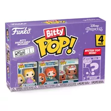 Funko Bitty Pop Set 4 Mini Funkos Disney Princesas.