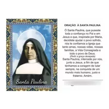 500 Santinho Santa Madre Paulina (oração Verso) - 7x10 Cm