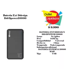 Bateria Externa De Celular Ddesign Dd-dpower10000