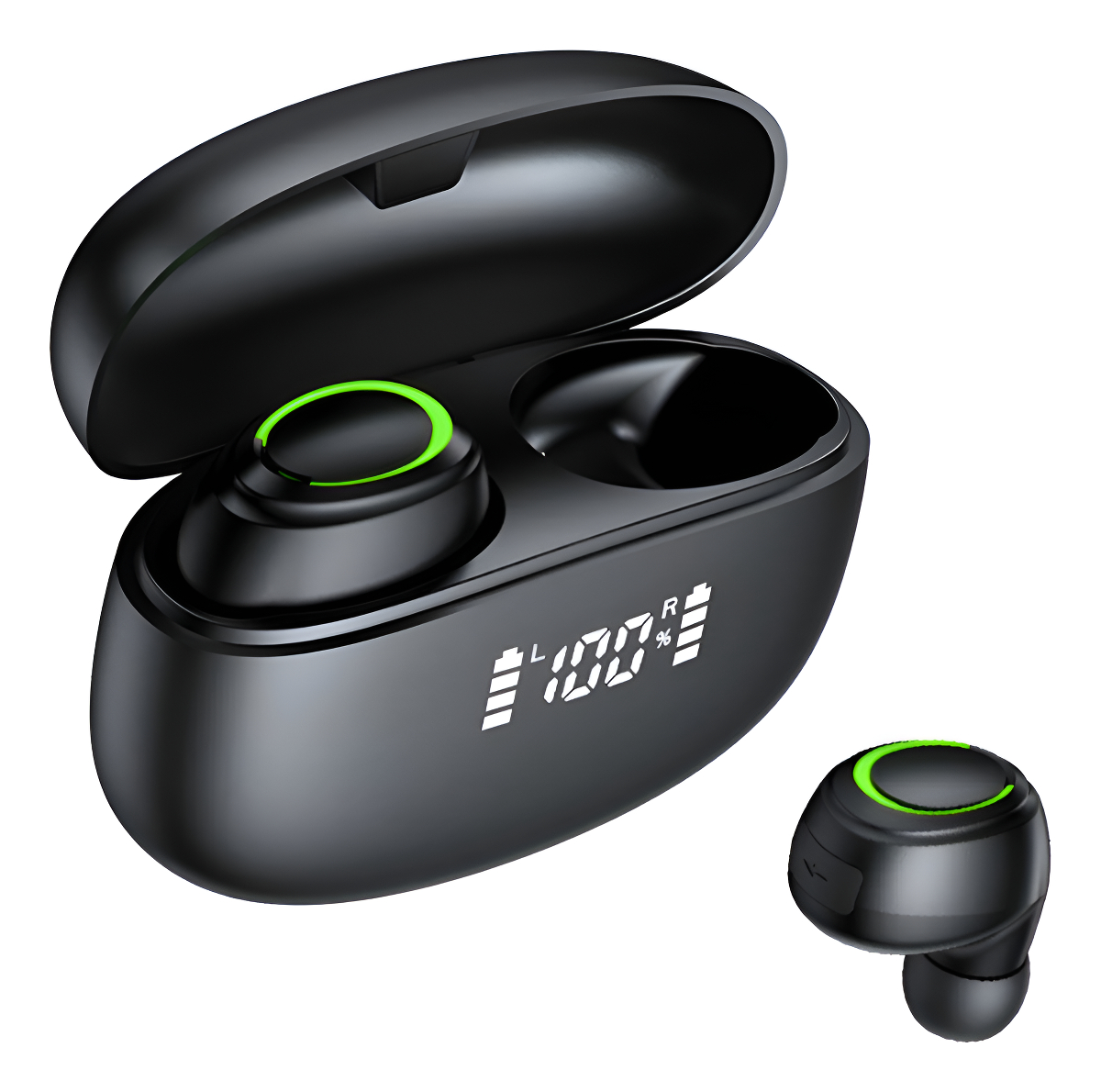 Auriculares In-ear Gk K11 Sport Ipx5 Bluetooth 5.3 Mic - Negro