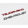 Emblema Reemplazo Chevy Silverado Lt, 3d 1500 2500hd (negro) Chevrolet Silverado 2500HD