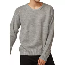 Sweater Hombre Cuello Redondo Lana Abrigado Nuevo Buzo 