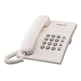 TelÃ©fono Panasonic  Kx-ts500fxw Fijo - Color Blanco