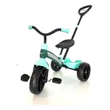 Triciclo C/pedales Niños 2 A 6 Años Soporta Hasta 25kg Tutor Color Verde