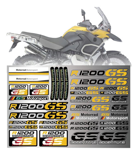 Adhesivos De Carenado De Moto Para Bmw R1250gs R1200gs F900r Foto 5