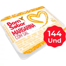 Margarina Bom Sabor 10g Blister Sachê 144un - Caixa Fechada