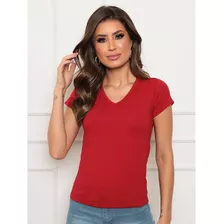 Blusa Camiseta Baby Look Blusinha Feminina Basica