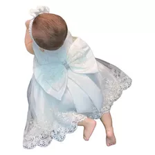 Vestido De Niña Bautizo Pajesita Cumpleaños Fiesta Elegante 