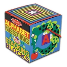 Juguete Cubos Para Apilar De Letras Y Números Meliss & Doug