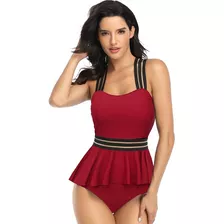 Traje De Baño Mujer Vestido Tipo Tankini 33