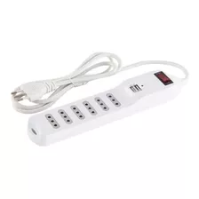 Alargador Zapatilla 1.5m Switch Usb Macrotel 6 Posiciones