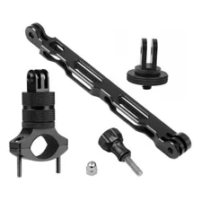 Soporte Extensor Manubrio Bici-moto Gopro Deportiva Aluminio